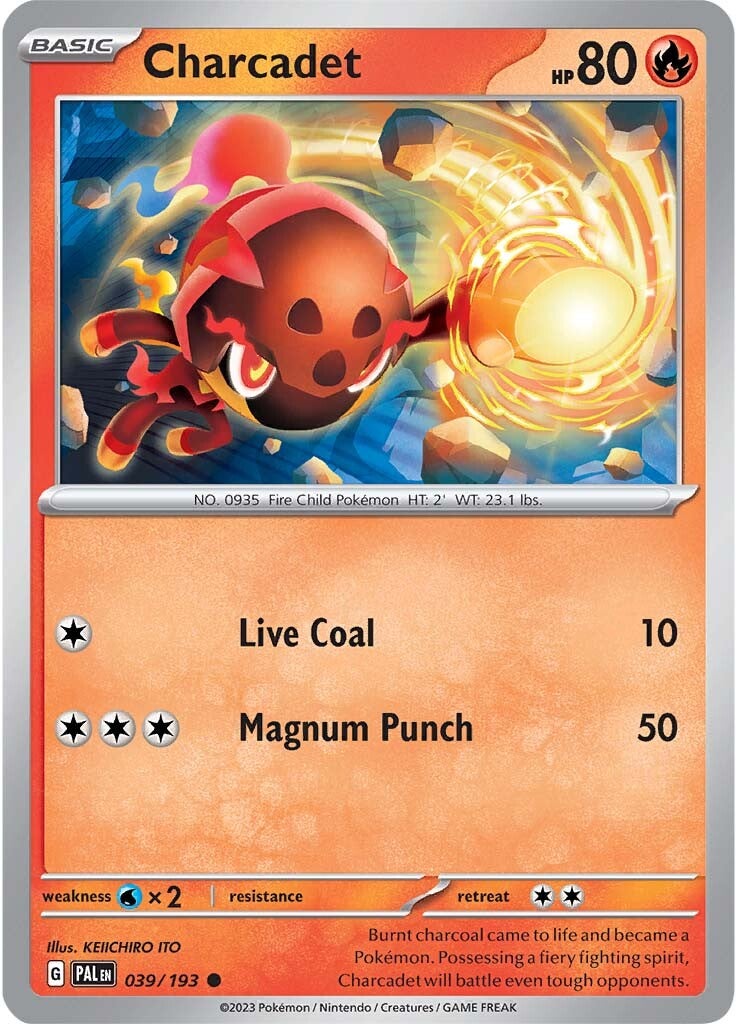 Charcadet (039/193) [Escarlata y Púrpura: Evolución en Paldea]