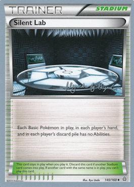 Laboratoire Silence (140/160) (Groudon Primordial - Alejandro Ng-Guzman) [Championnats du Monde 2015]