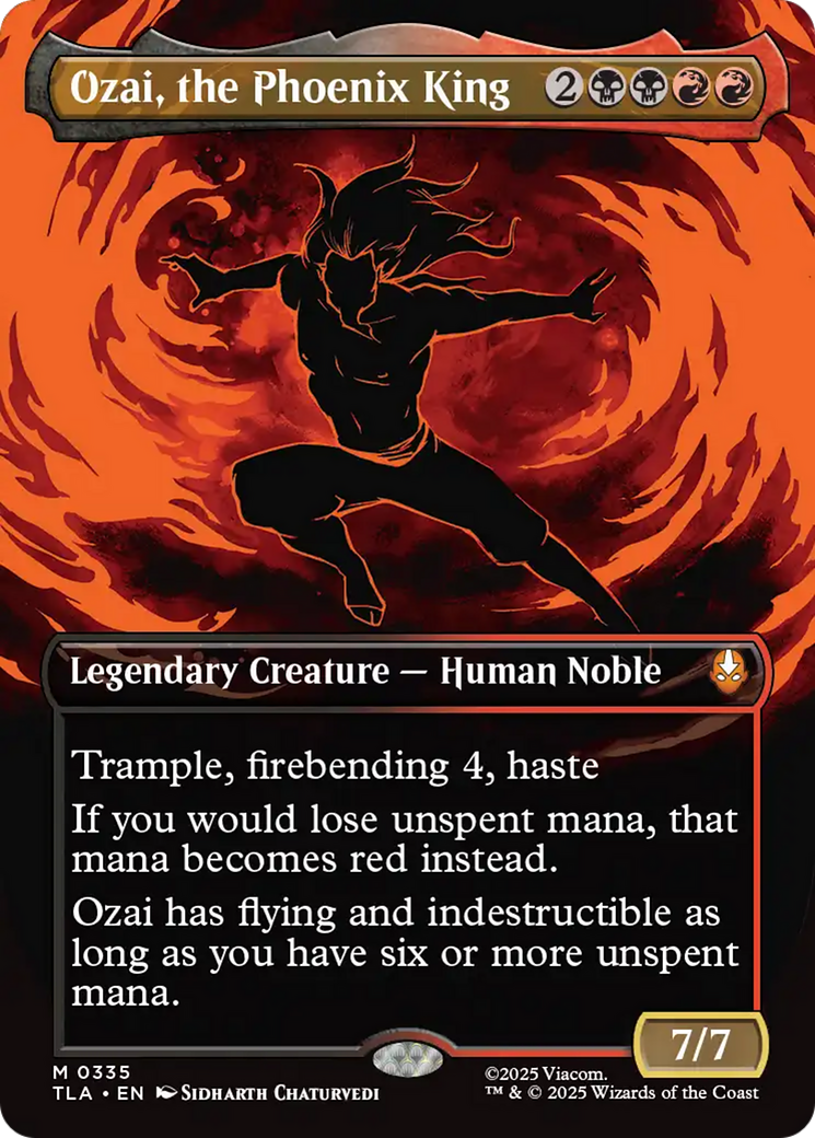 Ozai, le Roi Phénix (0335) (Sans bordure) [Avatar: Le dernier maître de l'air]