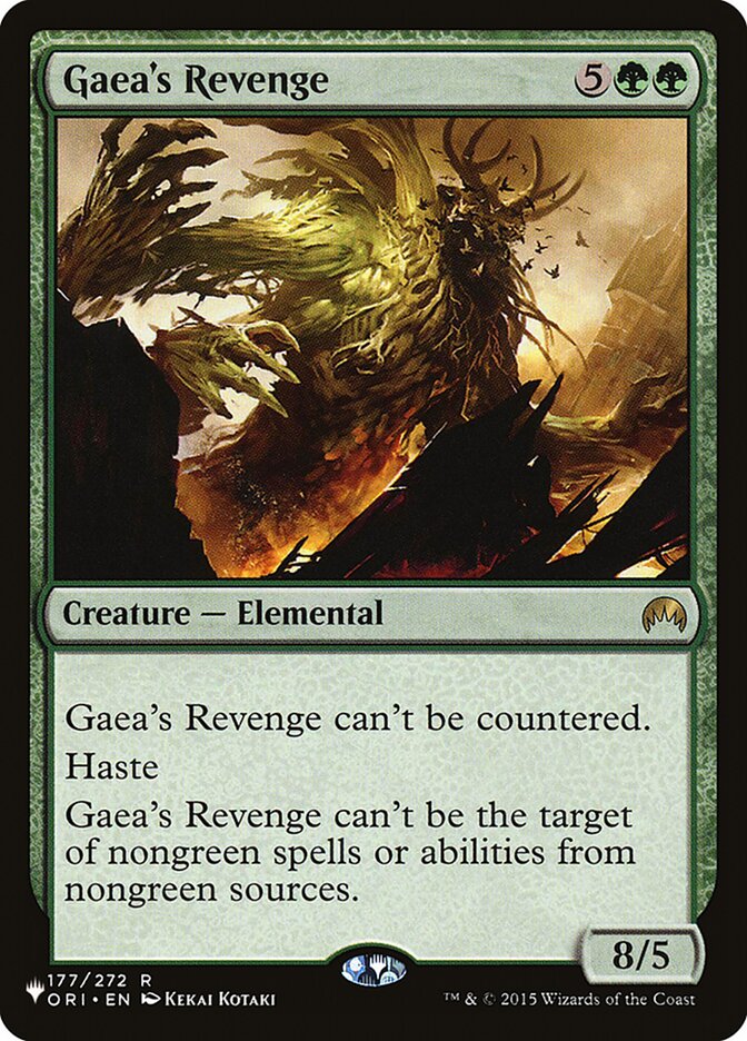 Revanche de Gaïa [The List]