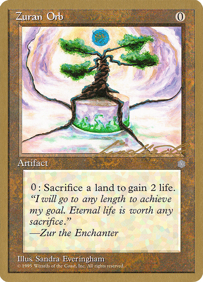 Orbe de Zuran (Leon Lindback) [Pro Tour Collector Set]