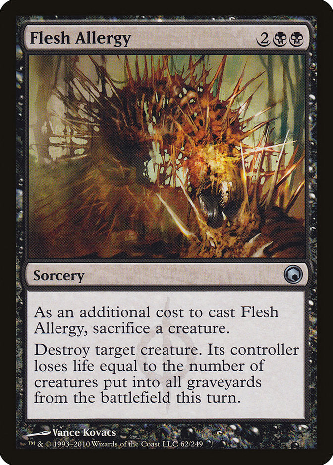 Allergie à la chair [Les Cicatrices de Mirrodin]