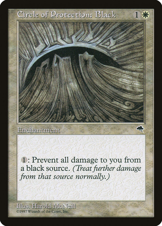 Cercle de protection: Noir [Tempête]