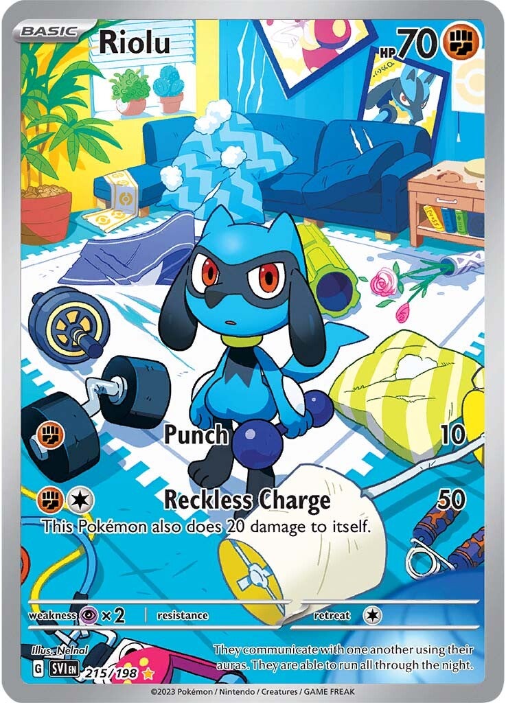 Riolu (215/198) [Escarlata y Púrpura: Set Básico]