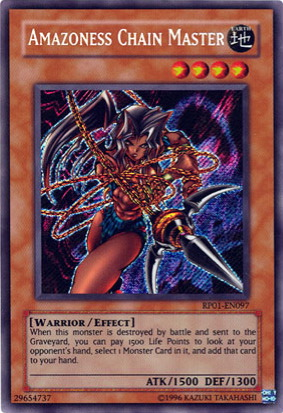 Maître de la chaîne Amazonesse [RP01-EN097] Secret Rare