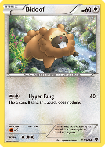 Bidoof (106/146) [XY: Set Básico]