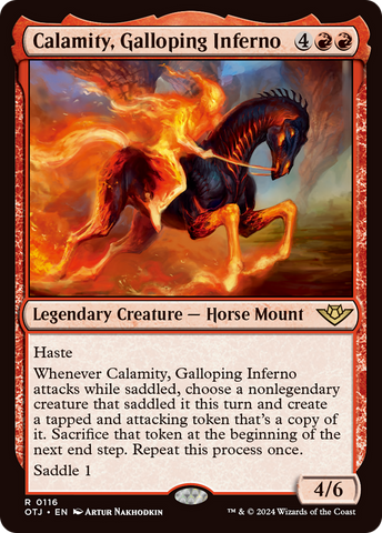 Calamidad, Infierno galopante [Forajidos de Cruce de Truenos]