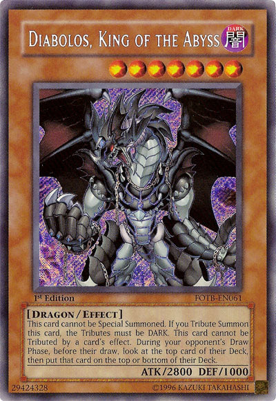 Diabolos, Roi des Abysses [FOTB-FR061] Secret Rare
