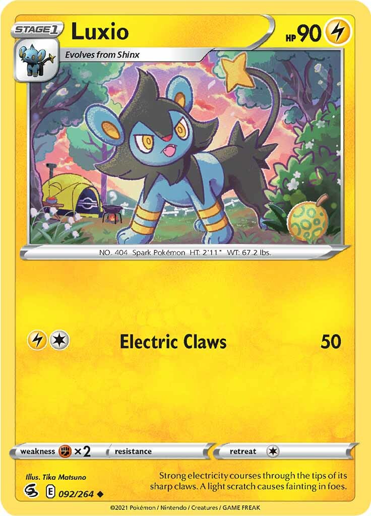 Luxio (092/264) [Espada y Escudo: Golpe Fusión]