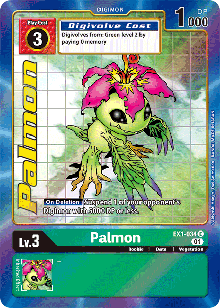 Palmon [EX1-034] (Arte alternativo) [Colección Clásica]