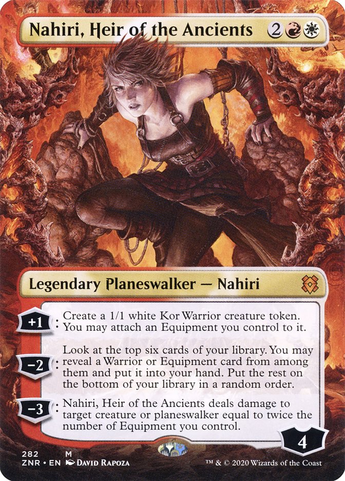 Nahiri, héritière des Anciens (Sans bordure) [Zendikar Rising]