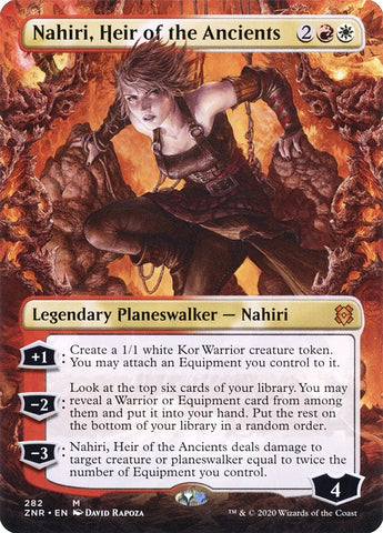 Nahiri, héritière des Anciens (Sans bordure) [Zendikar Rising]