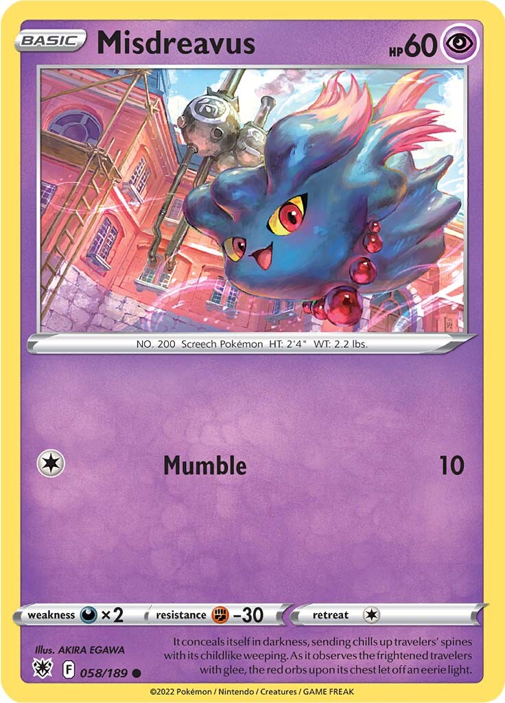 Misdreavus (058/189) [Espada y Escudo: Resplandor Astral]