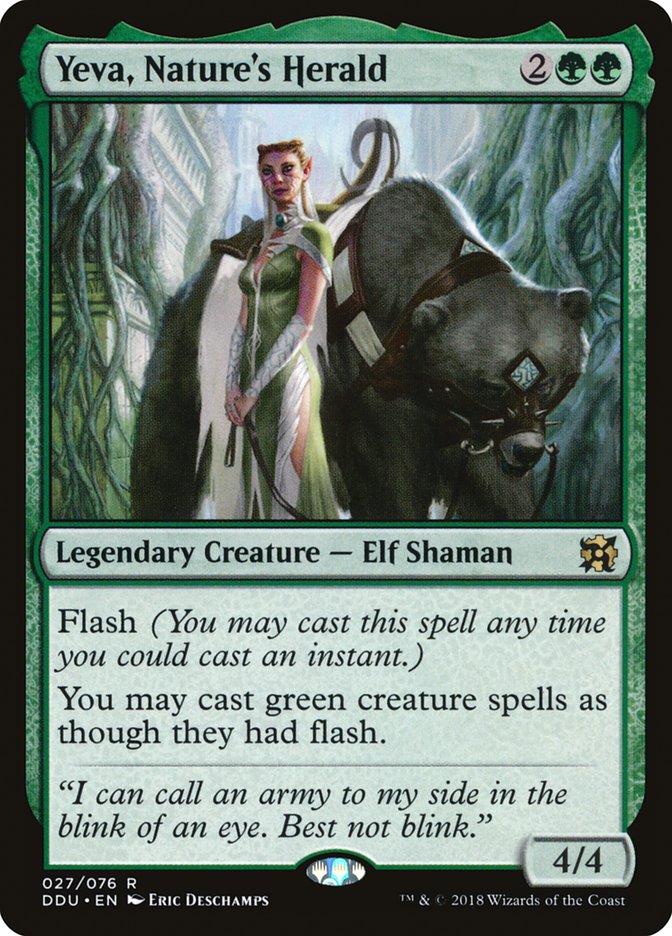 Yeva, le héraut de la nature [Duel Decks: Elves vs. Inventors]