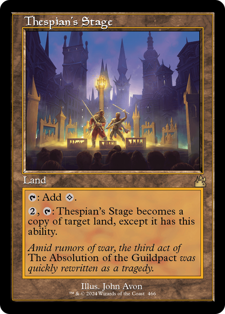 Scène de l'histrion (Cadre rétro) [Ravnica Remastered]