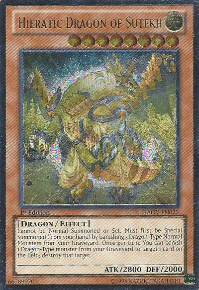 Dragon Hiératique de Sourire [GAOV-FR025] Ultimate Rare