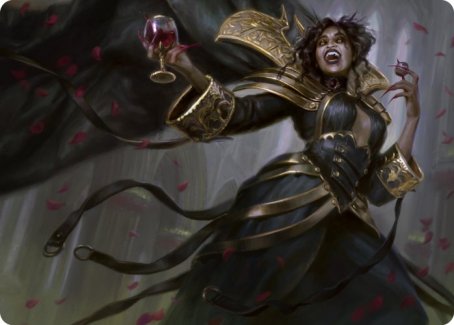 Socialité Desquiciada por la Sangre, Carta con Arte [Innistrad: Voto Carmesí - Serie de Arte]