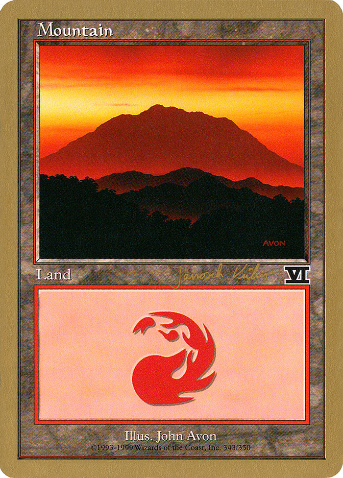 Montagne (jk343) (Janosch Kuhn) [Deck des Championnats du monde 2000]