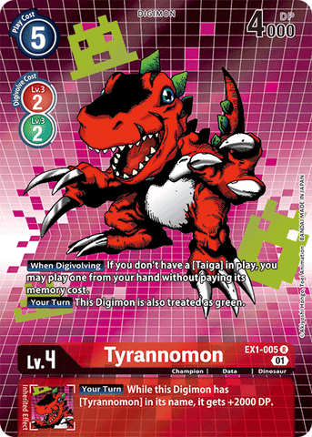 Tyrannomon [EX1-005] (Arte Alternativo) [Colección Clásica]