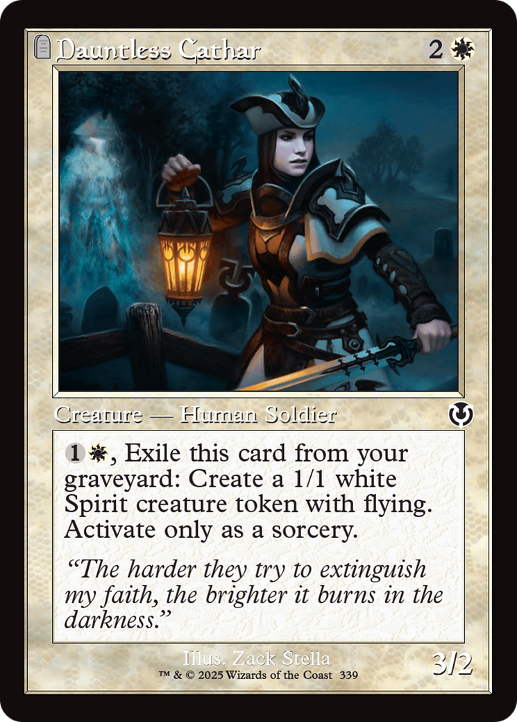 Cathare intrépide (Cadre Rétor) [Innistrad Remastered]