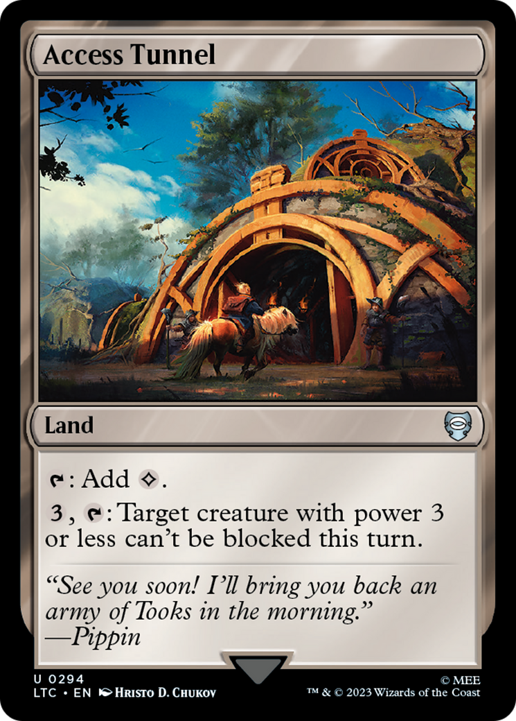 Tunnel d'accès [Magic : Le Seigneur des Anneaux – Les Contes de la Terre du Milieu Commander]