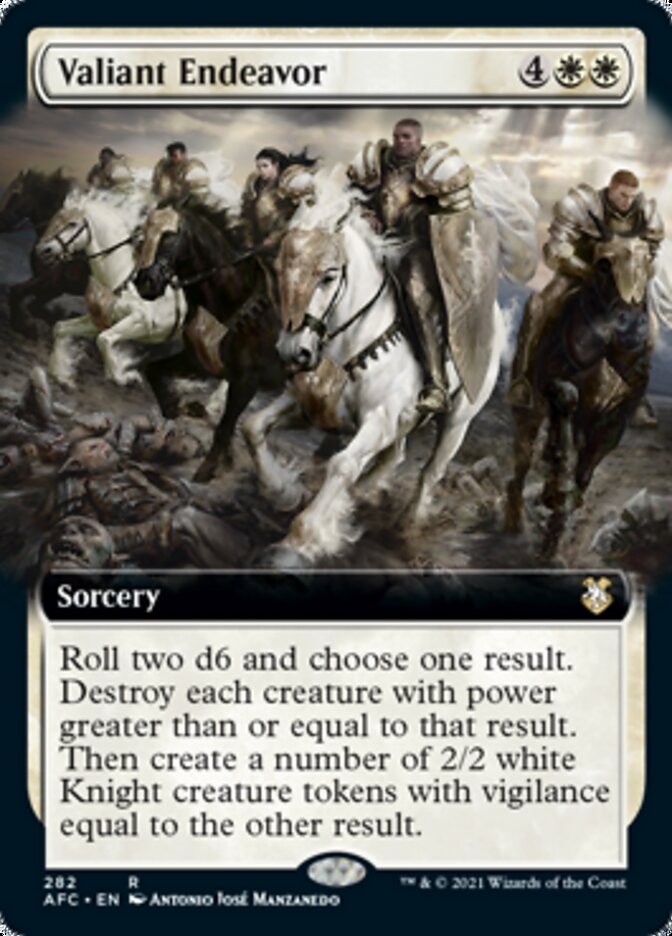 Vaillant projet (Extended Art) [Dungeons & Dragons : Adventures in the Forgotten Realms Commander]