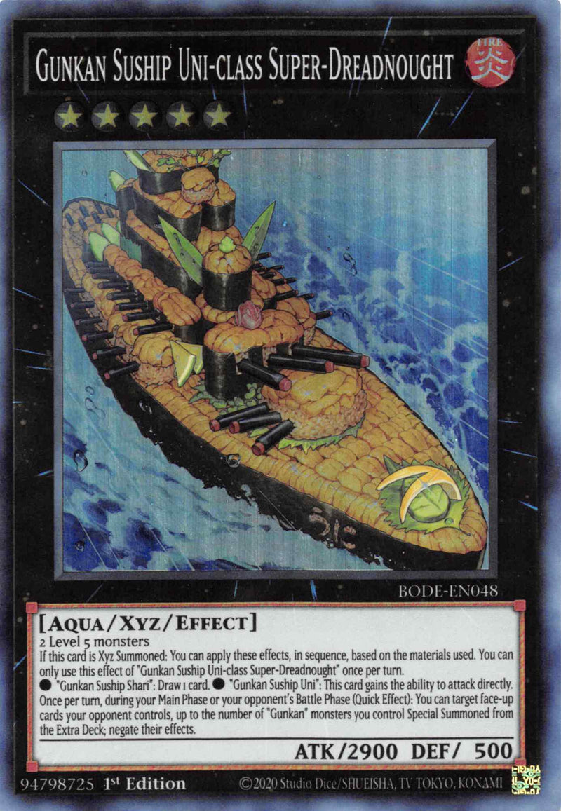 Gunkan Suship cuirassé de classe Uni [BODE-FR048] Super Rare