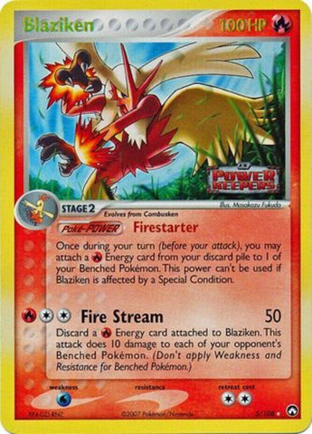 Blaziken (5/108) (Sellado) [EX: Guardianes del Poder]