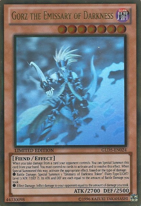 Gorz le Messager des Ténèbres [GLD5-FR024] Ghost/Gold Rare
