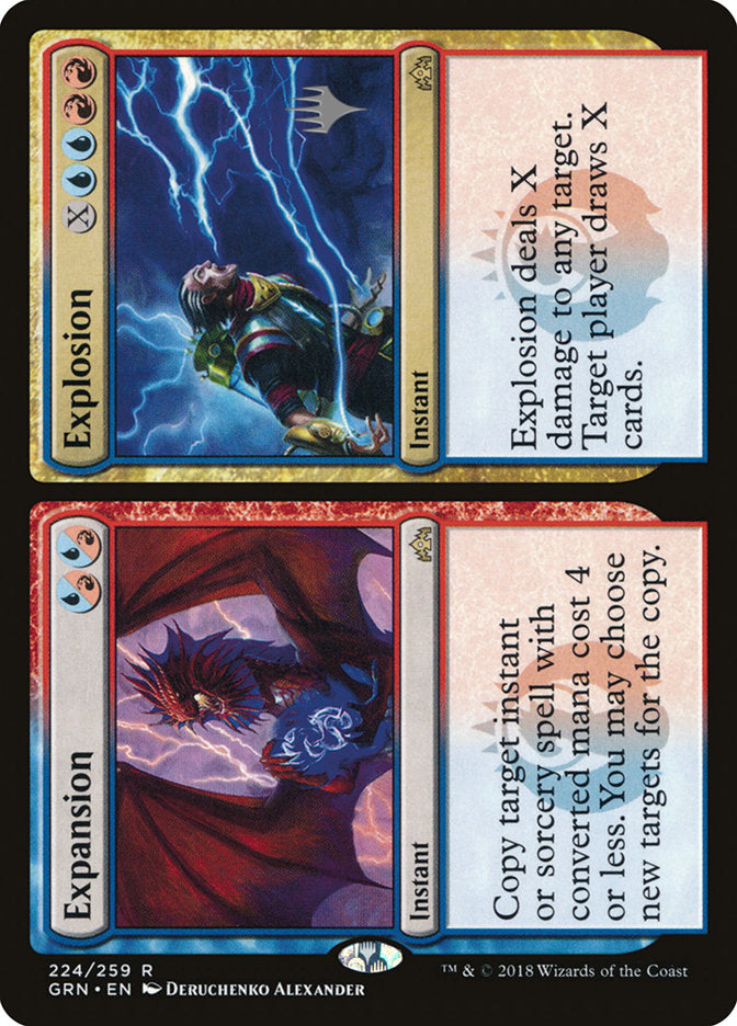 Expansion // Explosion (Pack promo) [Guilds of Ravnica Promos]