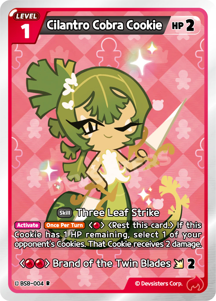 Image for Cilantro Cobra Cookie (BS8-004) (BS8) - CookieRun: Braverse TCG