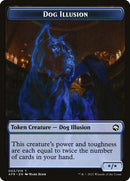 Ange // Chien Illusion Jetons recto-verso [Dungeons & Dragons: Adventures in the Forgotten Realms Tokens]