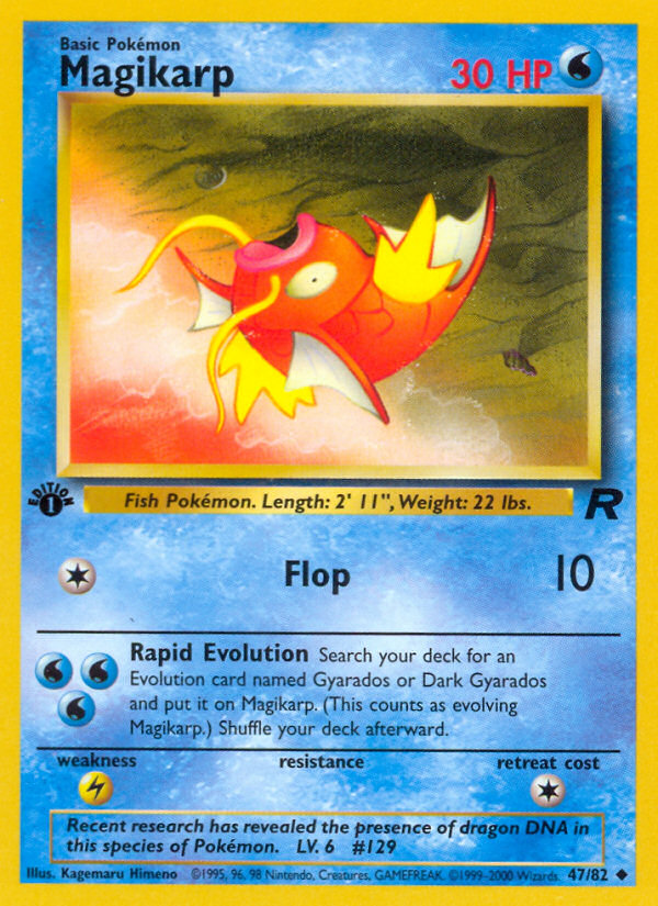 Magicarpe (47/82) [Team Rocket 1re édition]