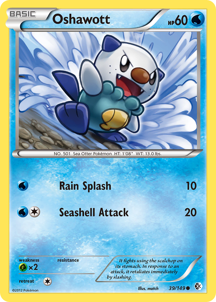 Oshawott (39/149) [Negro y Blanco: Fronteras Cruzadas]