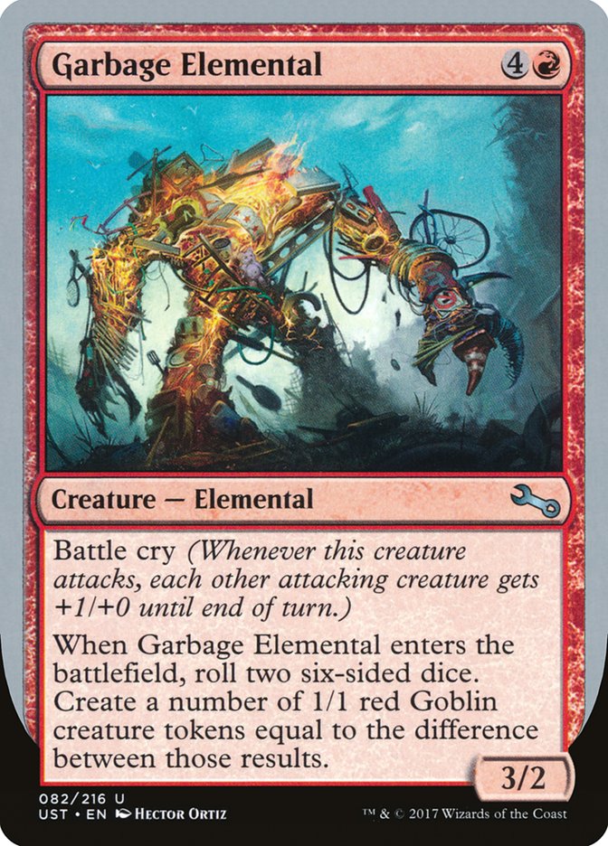 Elemental de basura (Criatura 3/2) [Inestable]