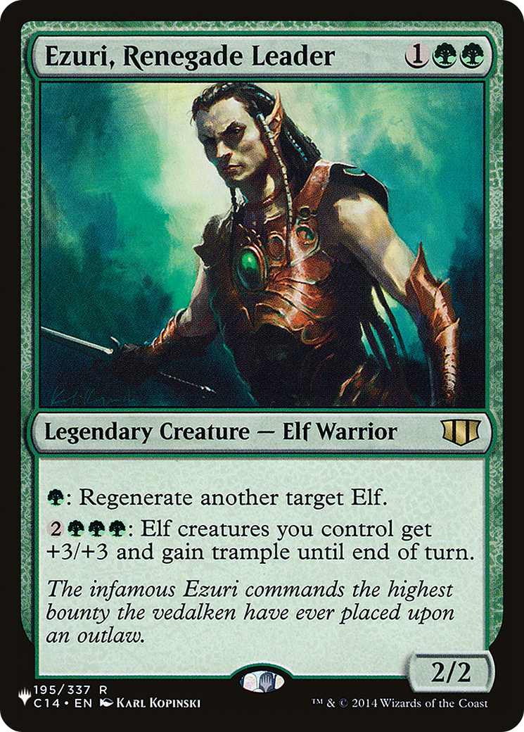 Ezuri, Chef renégat [The List]