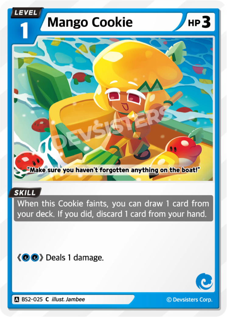 Image for Mango Cookie (BS2-025) (BS2) - CookieRun: Braverse TCG