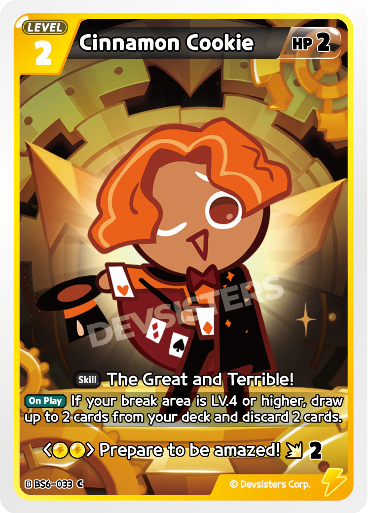 Image for Cinnamon Cookie (BS6-033) (BS6) - CookieRun: Braverse TCG