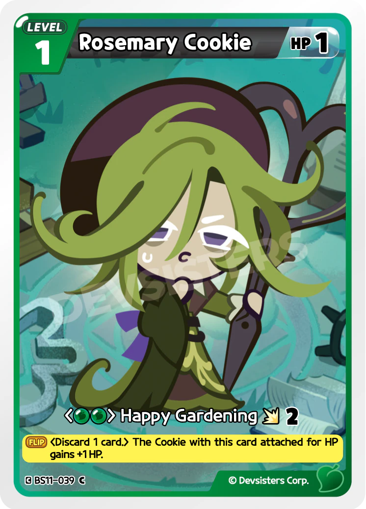 Image for Rosemary Cookie (BS11-039) (BS11) - CookieRun: Braverse TCG