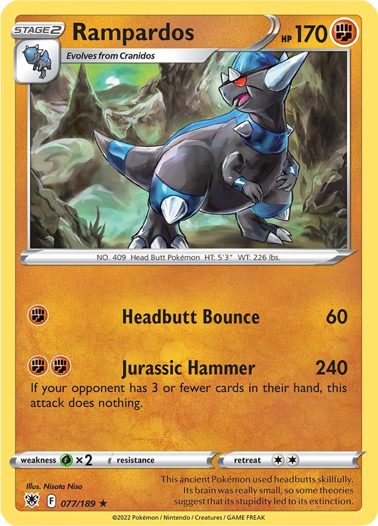 Rampardos (077/189) [Espada y Escudo-Resplandor Astral]