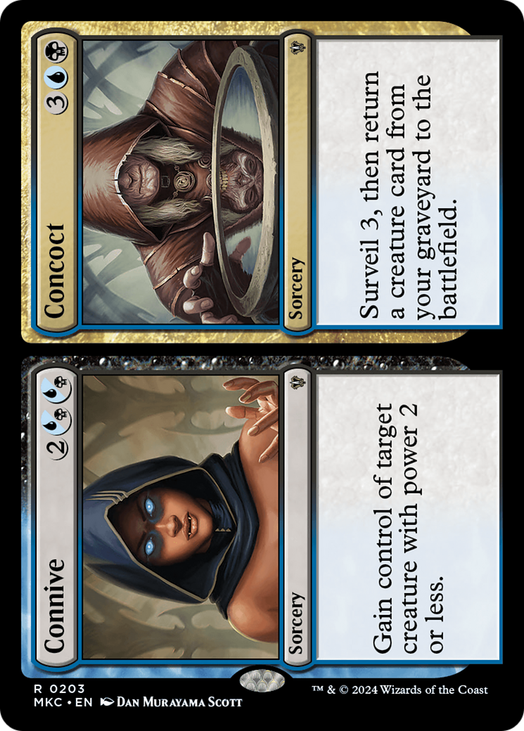 Comploter // Élaborer [Meurtres au manoir Karlov Commander]