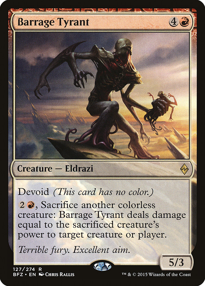 Tyran de barrage [Bataille de Zendikar]