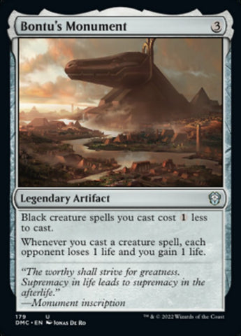Le Monument de Bontu [Commander Dominaria Uni]