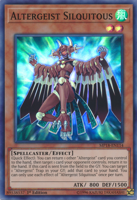 Altergeist Silquitous [MP18-EN114] Super Rara