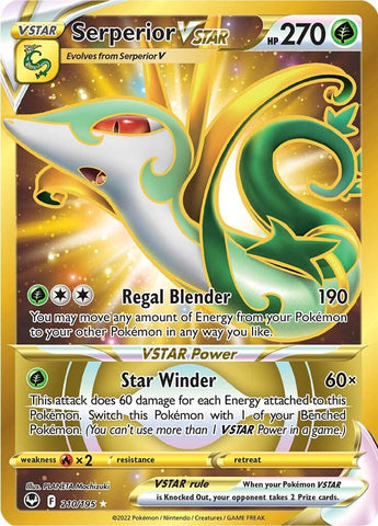 Serperior VSTAR (210/195) [Espada y Escudo: Tempestad Plateada]