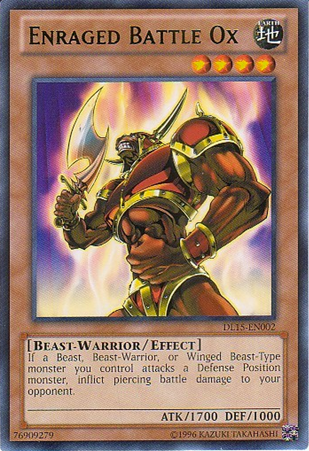 Bœuf de Combat Enragé (Vert) [DL15-EN002] Rare