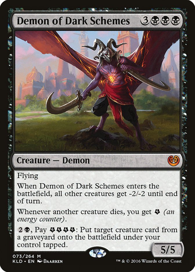 Démon des Sombres machinations [Kaladesh]