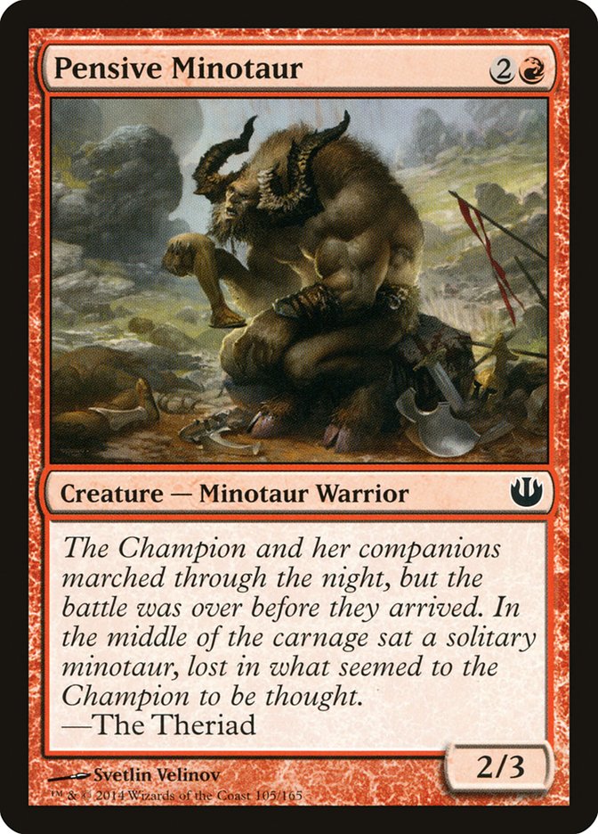 Minotaure pensif [Voyage en Nyx]