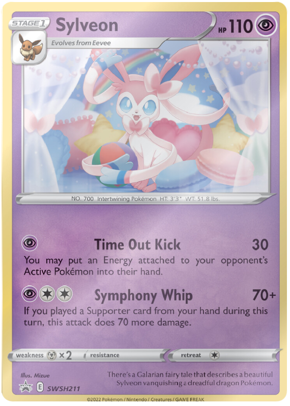 Sylveon (SWSH211) [Espada y Escudo: Promocionales de Estrella Negra]