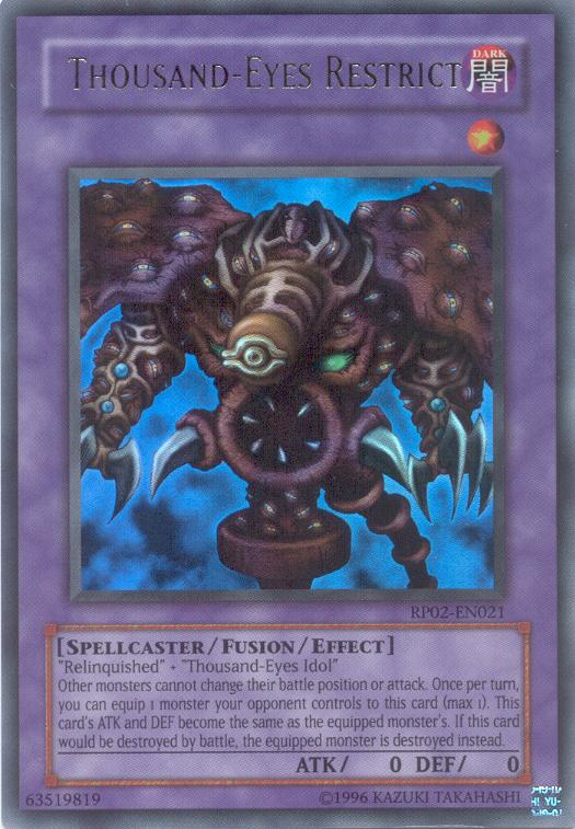 Restriction des Mille Yeux [RP02-FR021] Ultra Rare